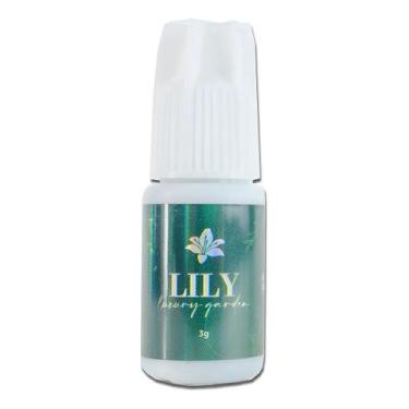 Imagem de Luxury Garden Lily Cherry Lash Cola Adesivo Extensão Cilios Preto