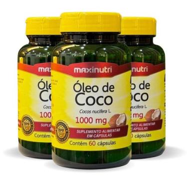 Imagem de Kit 3 Cálcio Magnésio e Zinco com Vitamina D 600mg 60 Cápsulas Maxinut