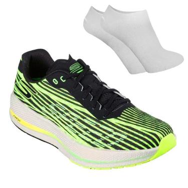 Imagem de Kit Tênis Skechers Go Run Razor 4 Masculino + Par de Meia