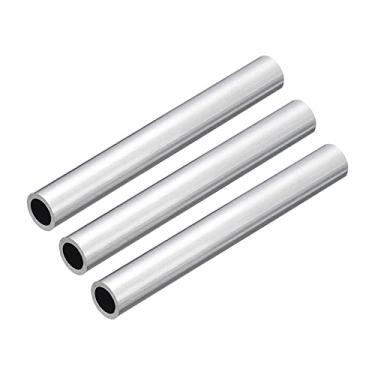 Imagem de Tubo redondo de alumínio 6063, 14 mm OD 10 mm diâmetro interno tubo de comprimento 100 mm para projetos DIY da indústria, 3 peças