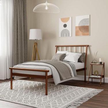 Imagem de Cama Solteiro em Aço Begônia CabeCasa MadeiraMadeira Cobre