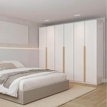 Imagem de Guarda-Roupa Modulado 3 Peças 6 Portas Jade CabeCasa MadeiraMadeira Br