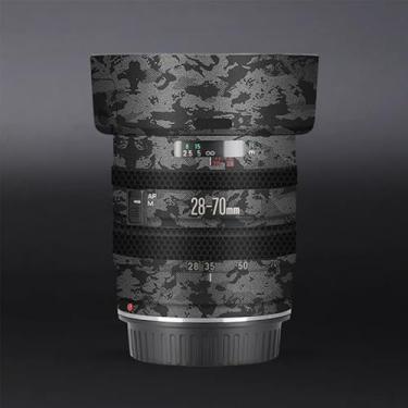 Imagem de EF 28-70 3.5-4.5 II Capa de lente película antirarranhões adesivo protetor de corpo película protetora decalque para Canon EF 28-70mm F3.5-4.5 II (cinza cavaleiro)