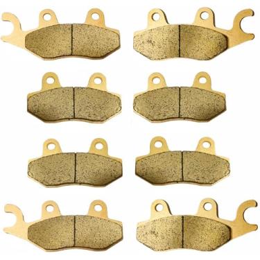 Imagem de Pastilhas de freio MC para freios HISUN 400 450 500 550 700 750 800 1000 Forge Sector Crew Strike 2015-2016 MASSIMO Knight Alligator MSA MSU 500 700 800 15-16 Sinterizador de cobre dianteiro traseiro