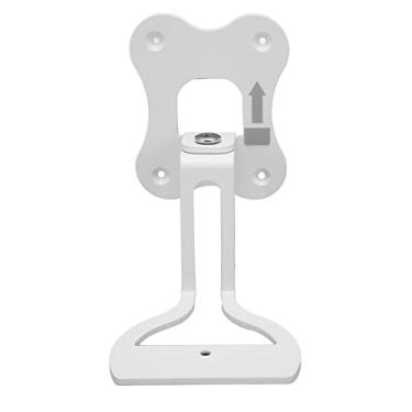 Imagem de Cryfokt Suporte de Montagem na Parede do Alto-falante Suporte Sem Fio Giratório de Metal Estável para SONOS Era 100, Acessório que Economiza Espaço para Sala de Entretenimento de Home Theater (Branco)
