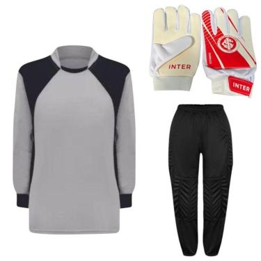 Imagem de Kit De Goleiro TRB + Luva De Goleiro Infantil Internacional DRB Goalkeeper-Unissex