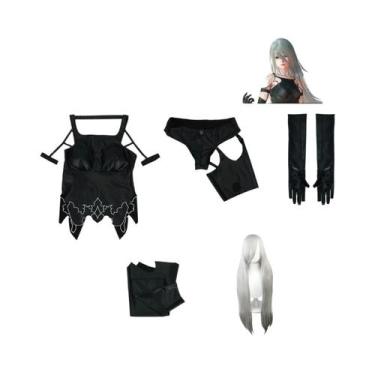 Imagem de Fantasia Sexy Feminina De Traje De Batalha Preto Cosplay NieR:Automata