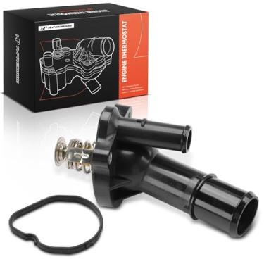 Imagem de A-Premium Termostato do motor adequado para Ford Fiesta 2001-2014 Volvo S80 II 2006-2016 Conjunto de carcaça do termostato, 2.0L l4 GAS DOHC Turboalimentado, Temperatura 89°C