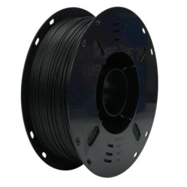 Imagem de Filamento Impressão 3d Flashforge 1kg 1,75mm PLA Lite Cor Preto Black