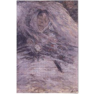 Imagem de Quebra-cabeça de pintura de gato branco para adultos 1000 peças presentes para amantes de quebra-cabeça para família presentes exclusivos pintura de arte animal, 75 x 50 cm