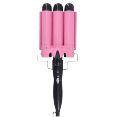 Imagem de Ferro De Ondular CerâMico 22 Mm - Modelador De Cachos, Adequado Para Cachos Apertados E Ondas MéDias(Roosa)