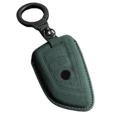 Imagem de Capa de couro para chave de carro compatível com BMW X1 X3 X4 X5 F15 X6 F16 G30 7 Series G11 F48 F39 520 525 f30 118i 218i 320i Chaveiro(A2)