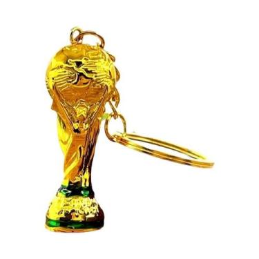 Imagem de Pingente De Chaveiro Copa Do Mundo Bola De Ouro Luvas De Ouro Liga De 