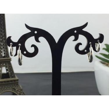 Imagem de 3 Brinco Argola Prata Maciça 925 15mm (2 Peças) 8 Mm - Lojas La&Amp;Ny