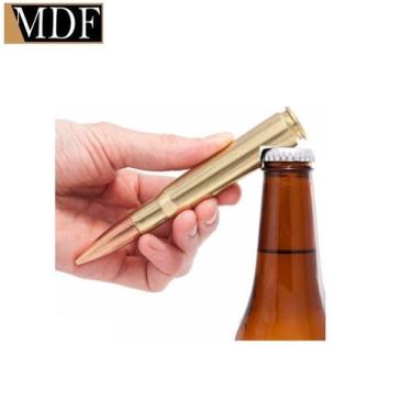 Imagem de Kit 30 Abridor de Garrafa Bala .50 Decorativo Dourado - ATACADÃO DO AR