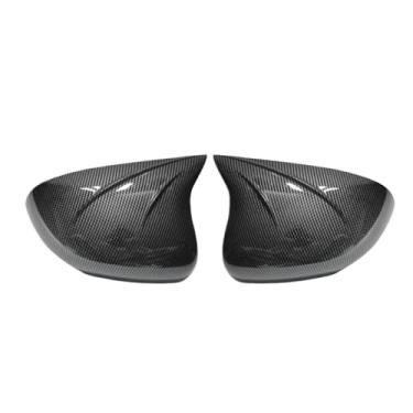 Imagem de Capa decorativa para espelho de carro, acabamento em fibra de carbono, compatível com benz a class a180 2019-2025(Carbon Look)