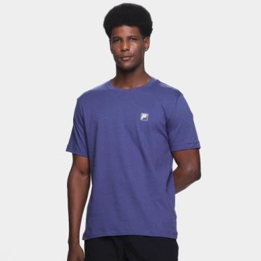 Imagem de Camiseta Fila Comfort Classic Masculina, Marinho, GG