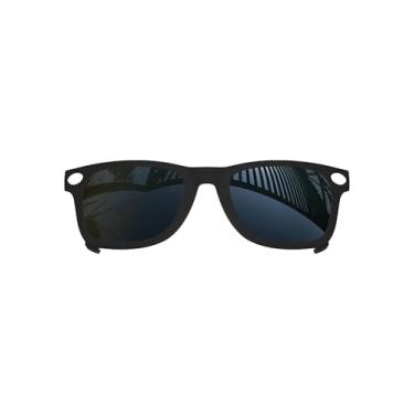 Imagem de MYCOURAG Armação preta com lentes polarizadas com proteção UV para óculos de sol Ray-Ban Meta Wayfarer RW4008-53-22 – Preto sólido polarizado