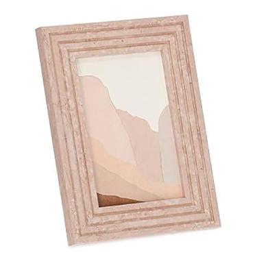 Imagem de Porta retrato em mdf e vidro Bege travertino 10x15cm