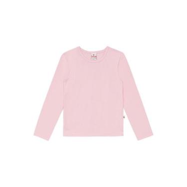 Imagem de Camiseta infantil unissex térmica leve Brandili, 2, Rosa