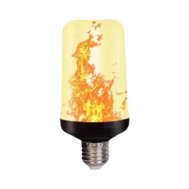 Imagem de Lâmpada LED Com Efeito De Chama Piscante B22 E27, 4 Modos Para Festas,