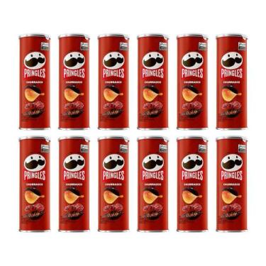 Imagem de Kit 12 Batata Pringles Churrasco 109g Cada