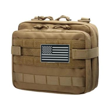 Imagem de Bolsa Tática De Grande Capacidade Com Dupla Camada Molle EDC EMT, Bols