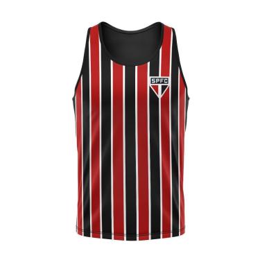 Imagem de Camisa Regata do SÃO PAULO Oficial Away Camiseta Original Licenciada SPFC Nova-Masculino