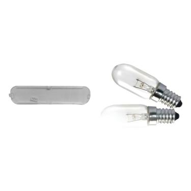 Imagem de Kit Lente Luminária Depurador Suggar Slim + Lâmpada Exaustores Coifas 40w 127v Amarelo