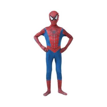 Imagem de Fantasia De Super-Herói Aranha Para Crianças, Macacão De Spandex Para 