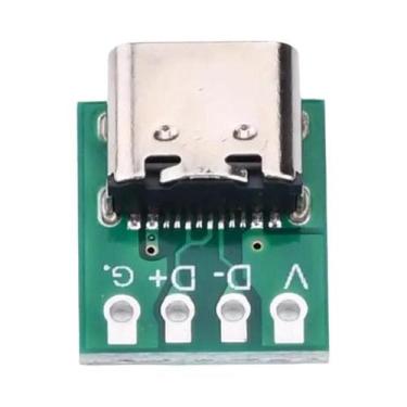 Imagem de Adaptador De Conector Tipo C USB 3.1 De 16 Pinos Para Transferência De