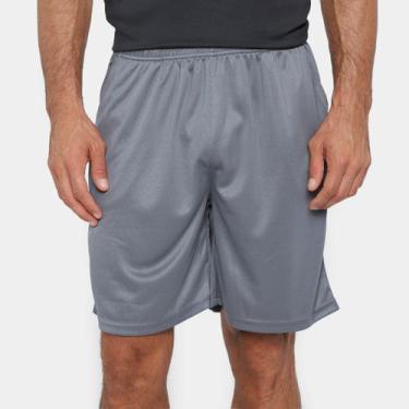 Imagem de Bermuda Olympikus Mesh Basic Masculina, Cinza, P