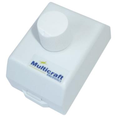 Imagem de Controle para Ventilador Comercial / Dimmer Bivolt 300 Watts Branco - 80494 - MULTICRAFT