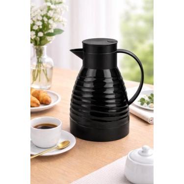 Imagem de Garrafa Térmica Capri 1 Litro - Preta - FRATELLI, Preto