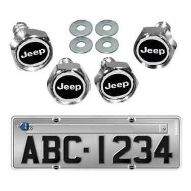 Imagem de Kit 4 Parafusos De Placa Emblema Jeep Renegade Compass Chero - Congrat