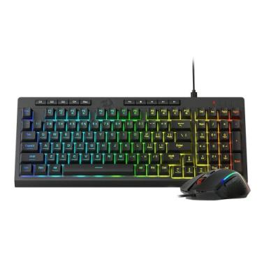 Imagem de Combo Gamer Redragon Rylo S141  Teclado Full Size + Mouse
