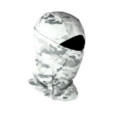 Imagem de Balaclava De Fleece Camuflada Quente De Inverno, Máscara Facial Comple