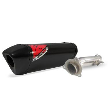 Imagem de Escape / Ponteira Coyote TRS Tri-Oval Alumínio - GSX 650 F / Bandit 65