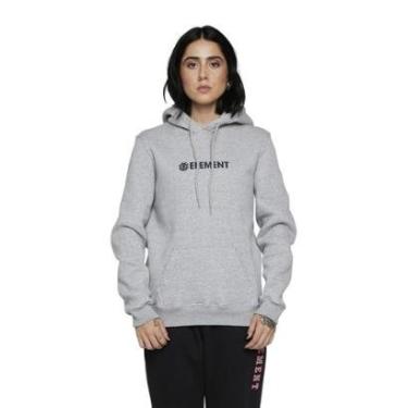 Imagem de Moletom Element Fech New Blazin 305 Cinza Mescla-CINZA MESCLA-M-Feminino