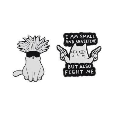 Imagem de Pins De Metal Sestini Studio - Gatos 2