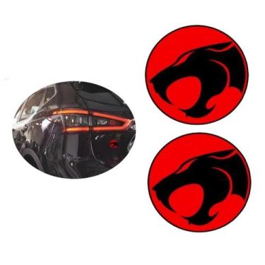 Imagem de Kit 2 Adesivos Impermeáveis Símbolo Thundercats 8cm Externo - 3i