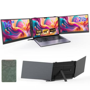 Imagem de Monitor Portátil Redalf 14" FHD Leve USB-C HDMI