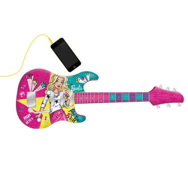 Imagem de Guitarra Fabulosa Barbie Com Função Mp3 Player F00045 Fun