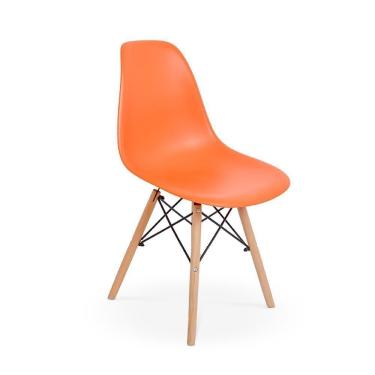 Imagem de Cadeira Charles Eames Eiffel Dkr Wood - Design - Laranja