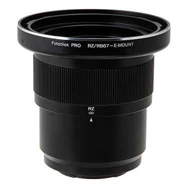 Imagem de Adaptador de montagem de lente Fotodiox Pro com barril de focagem, para lentes Mamiya RB67 e RZ67 para adaptador de câmera sem espelho Sony E-Mount (APS-C e Full Frame como NEX-7, a5100, a7II)