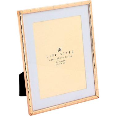 Imagem de HOME&CO CALINA PORTA-RETRATOS 13X18 23x18x3cm METAL COBRE