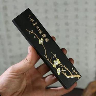 Imagem de Bastão de tinta tradicional chinesa de 15,7 cm para caligrafia em bloco de tinta para pintura