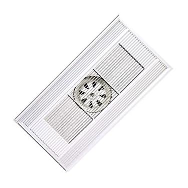 Imagem de Fã exausto Fã de ventilação de teto integrado 30 × 6 0 cm Ventilador de escape de alta potência para banheiro de cozinha Ventilador de ventilação de liga de alumínio poderoso retangular, 60w Ventilado