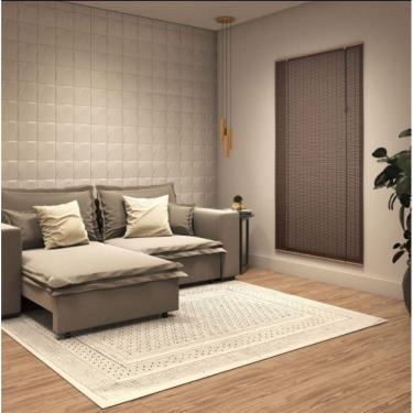 Imagem de Persiana Bambu Rolo Marrom 80 (L) X 160 (A) cm Cortina Madeira Roller 0,80 x 1,60 Marrom