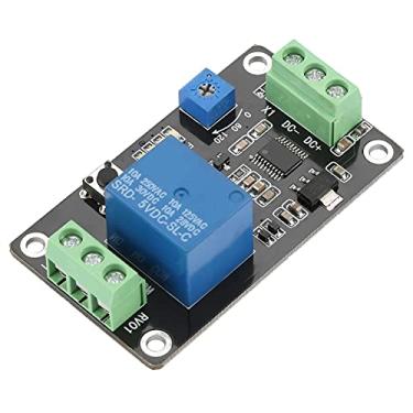 Imagem de M¨®dulo de rel¨¦ do interruptor de retardo de tempo de disparo,rel¨¦ de condu??o do temporizador de retardo ajust¨¢vel Autobloqueio Delay On Off Timer do interruptor de tempo Rel¨¦ de retardo(DC5V),